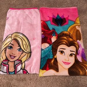 Disney Princess and Barbie Blankets